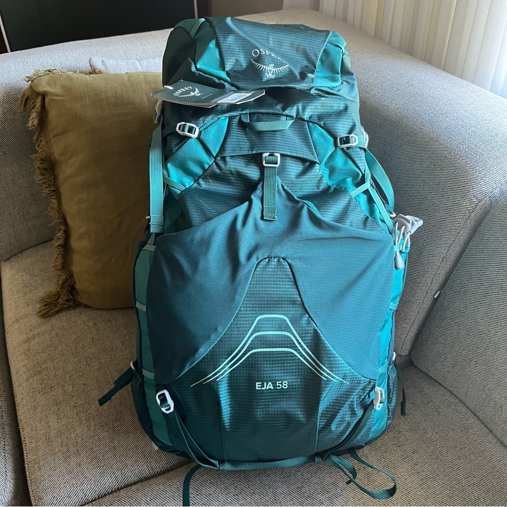 Osprey Eja 58 liter backpack teal small